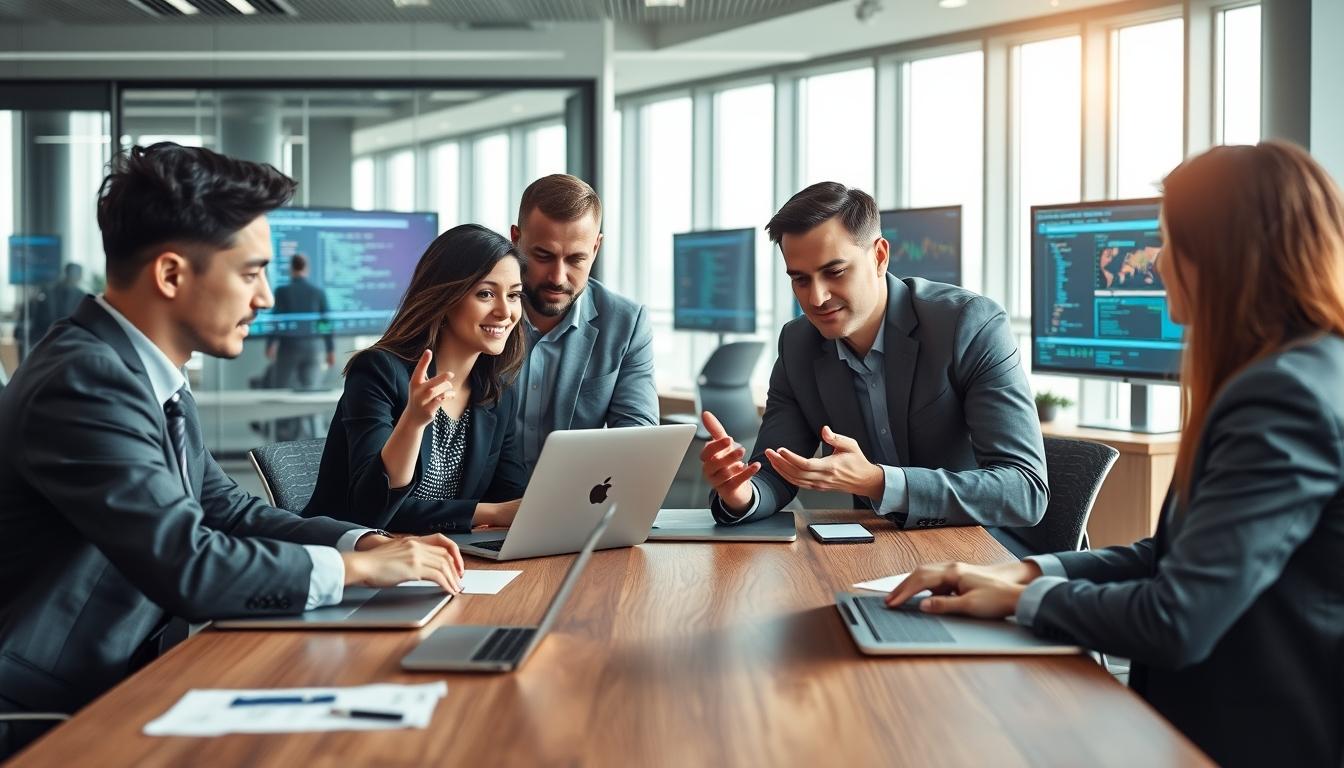 Business software planning session